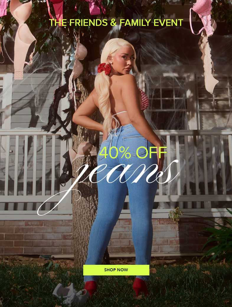 40% OFF JEANS banner image