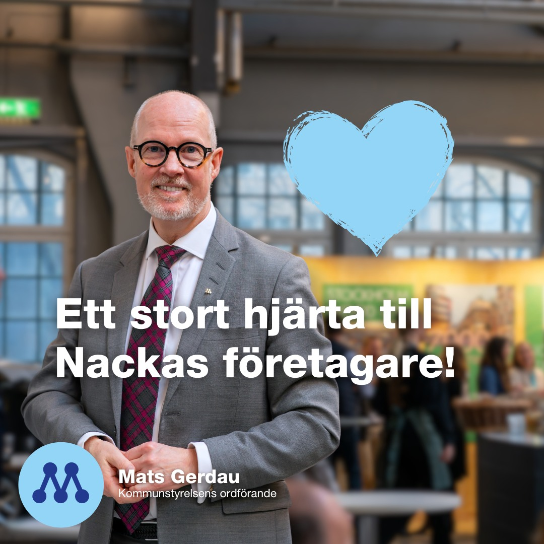 Ett stort hjärta till Nackas företagare