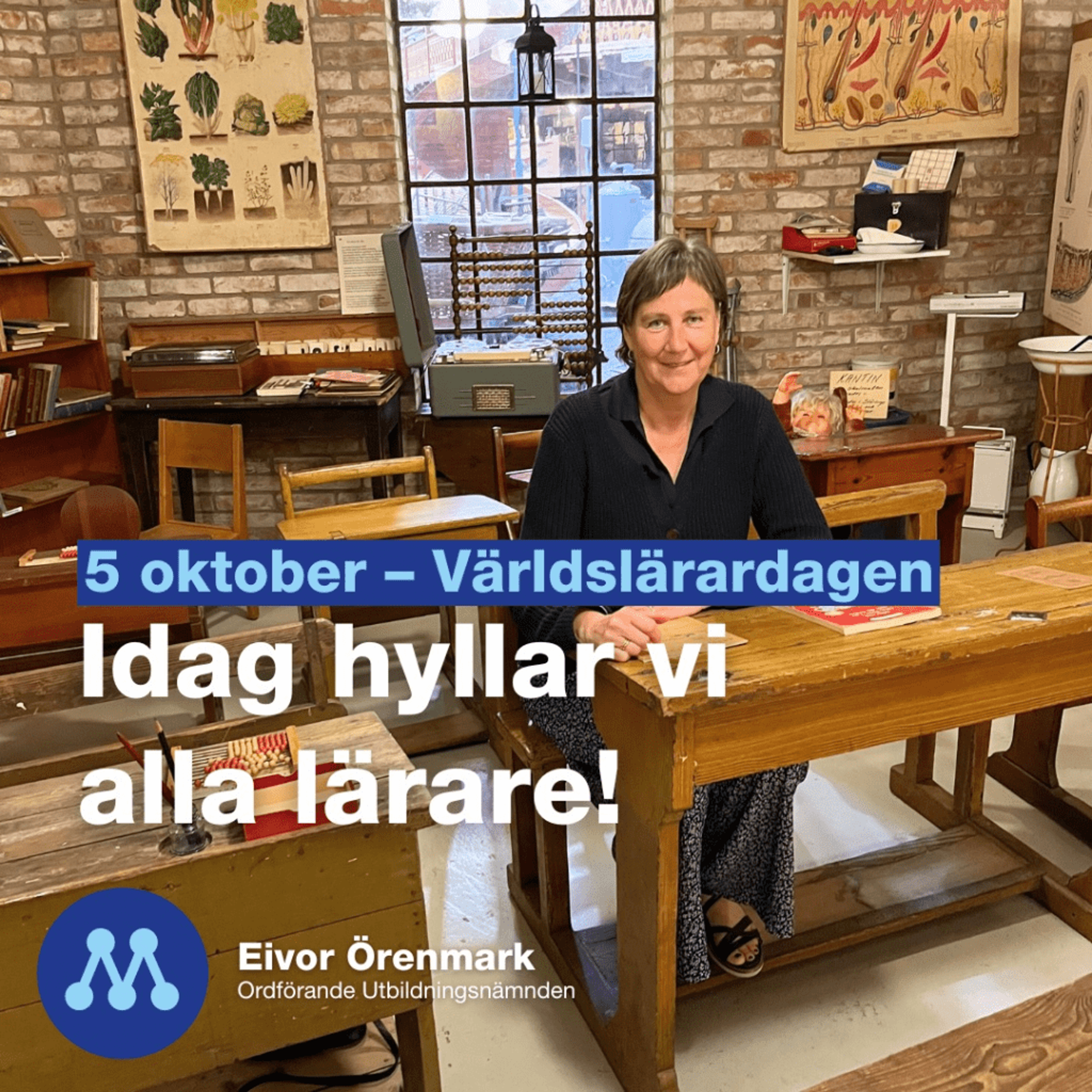 På Världslärardagen den 5 okt hyllar vi alla lärare!
