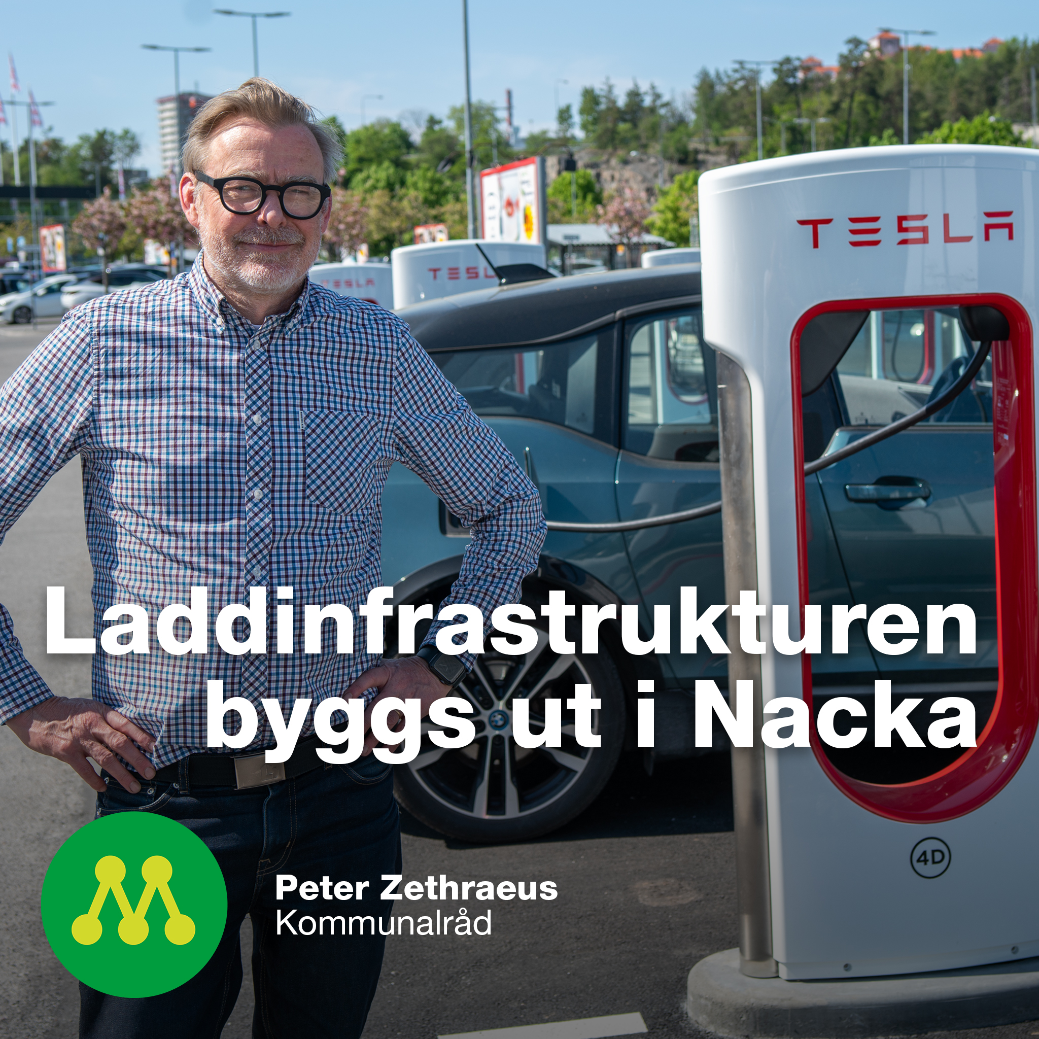Laddinfrastrukturen byggs ut i Nacka
