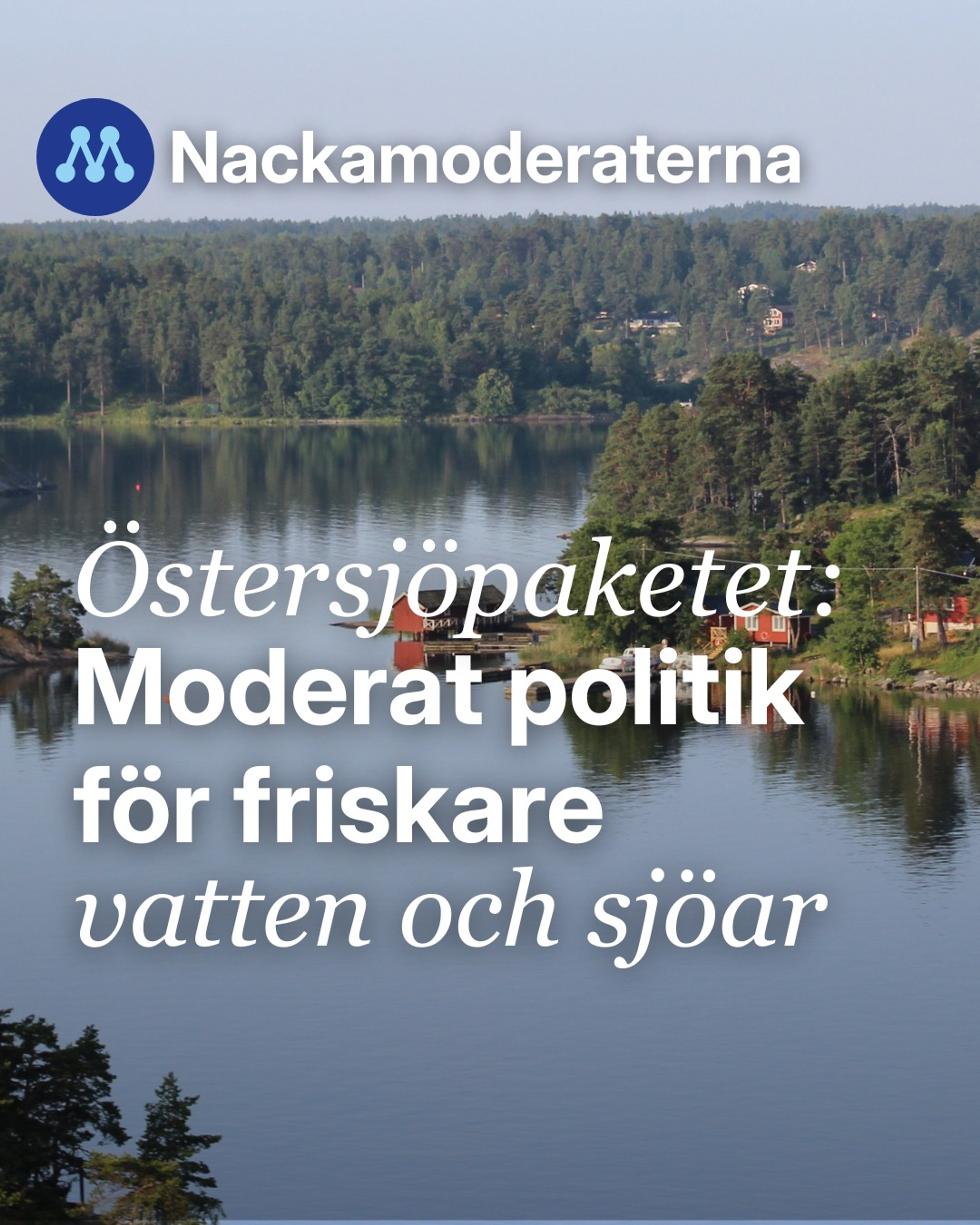 Östersjöpaketet – för friskare vatten