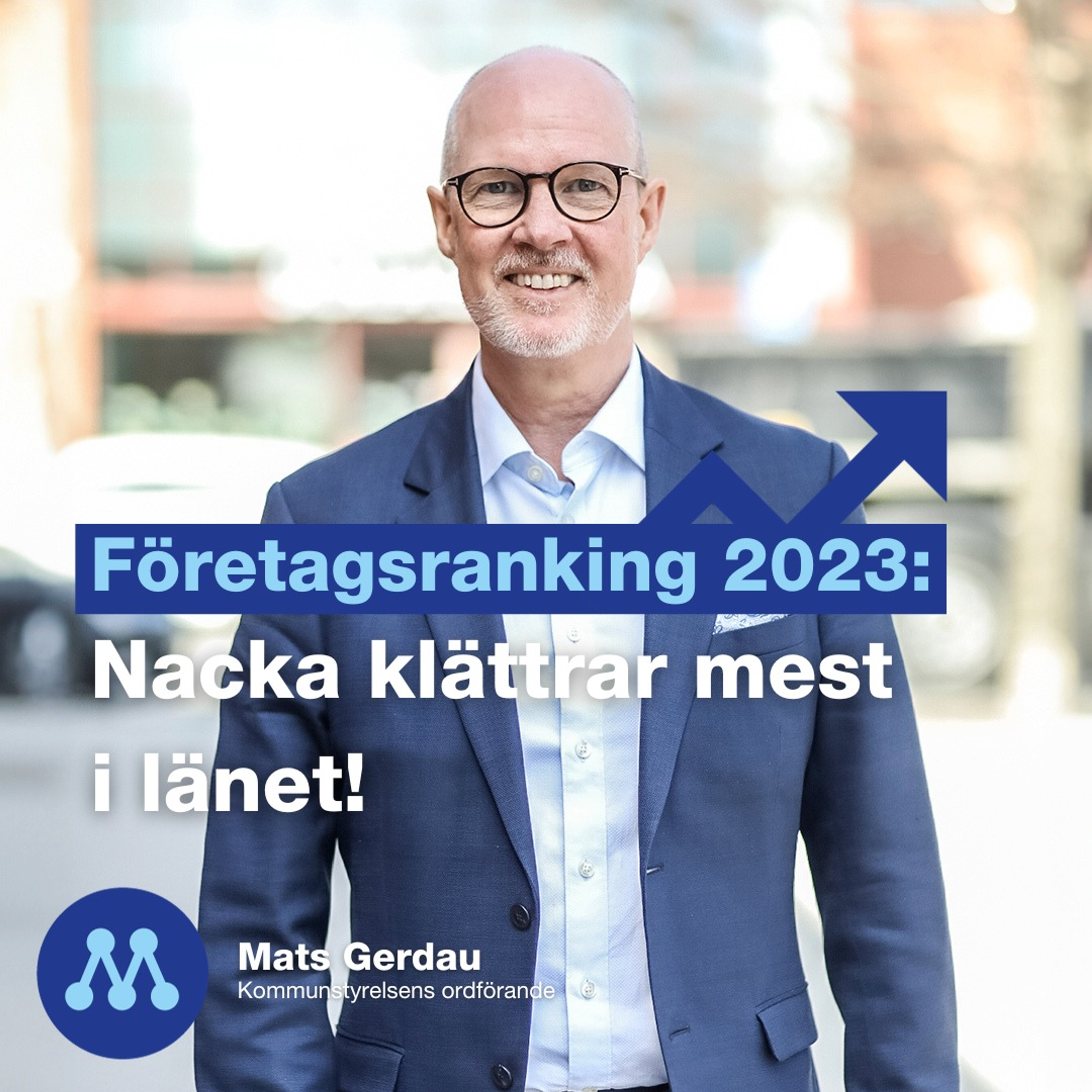 Nacka klättrar mest i företagsrakning