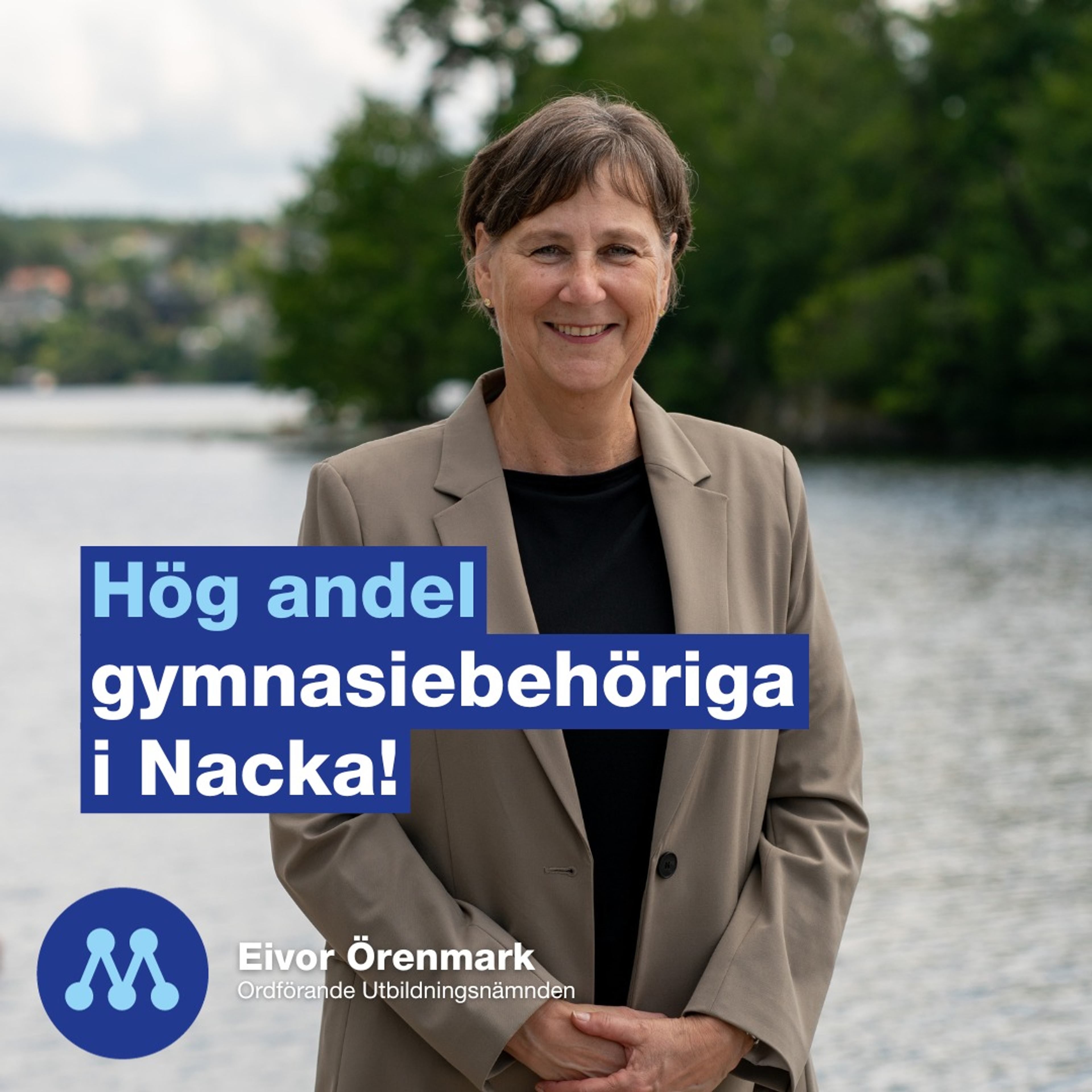 Hög andel gymnasiebehöriga i Nacka