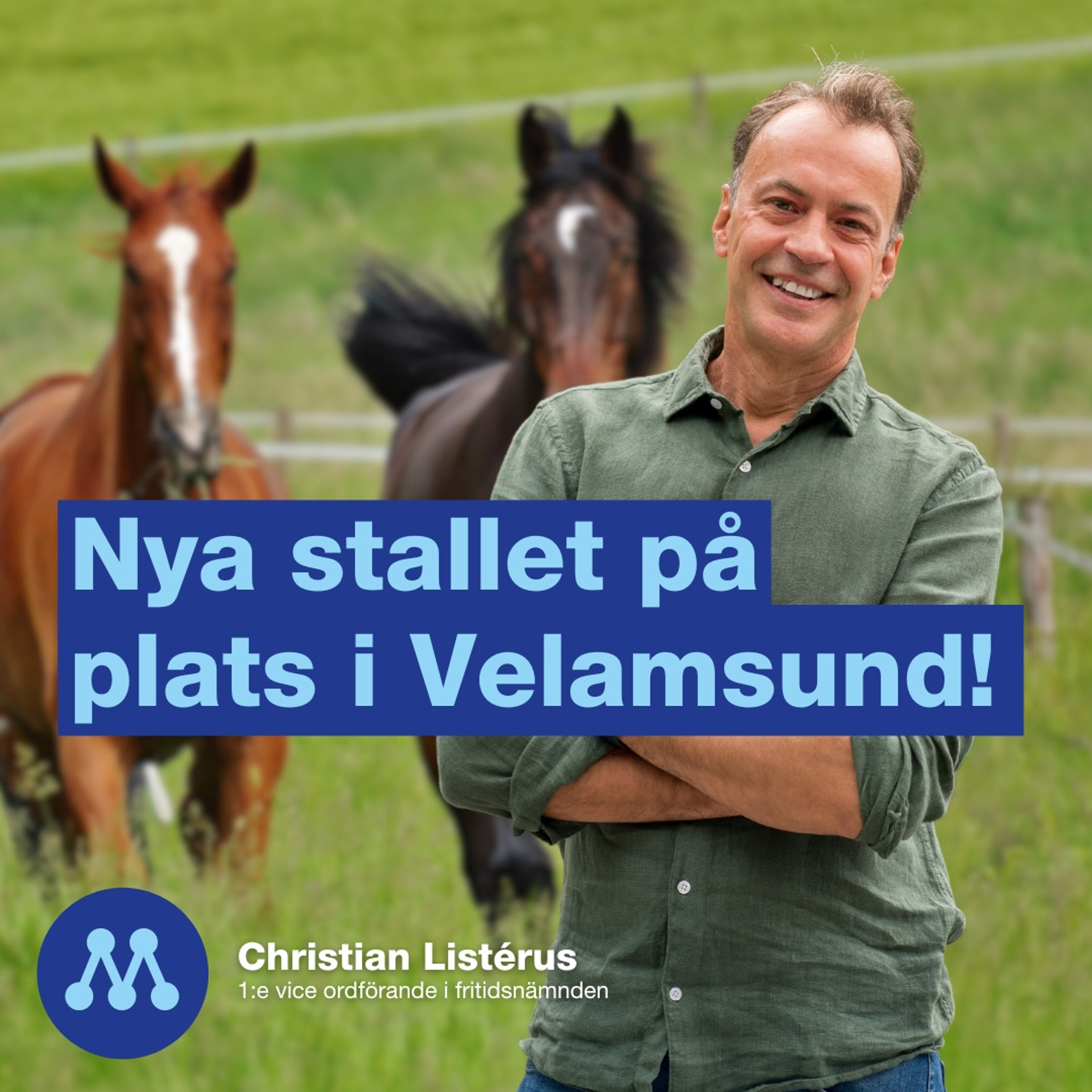 Nya stallet på plats i Velamsund!