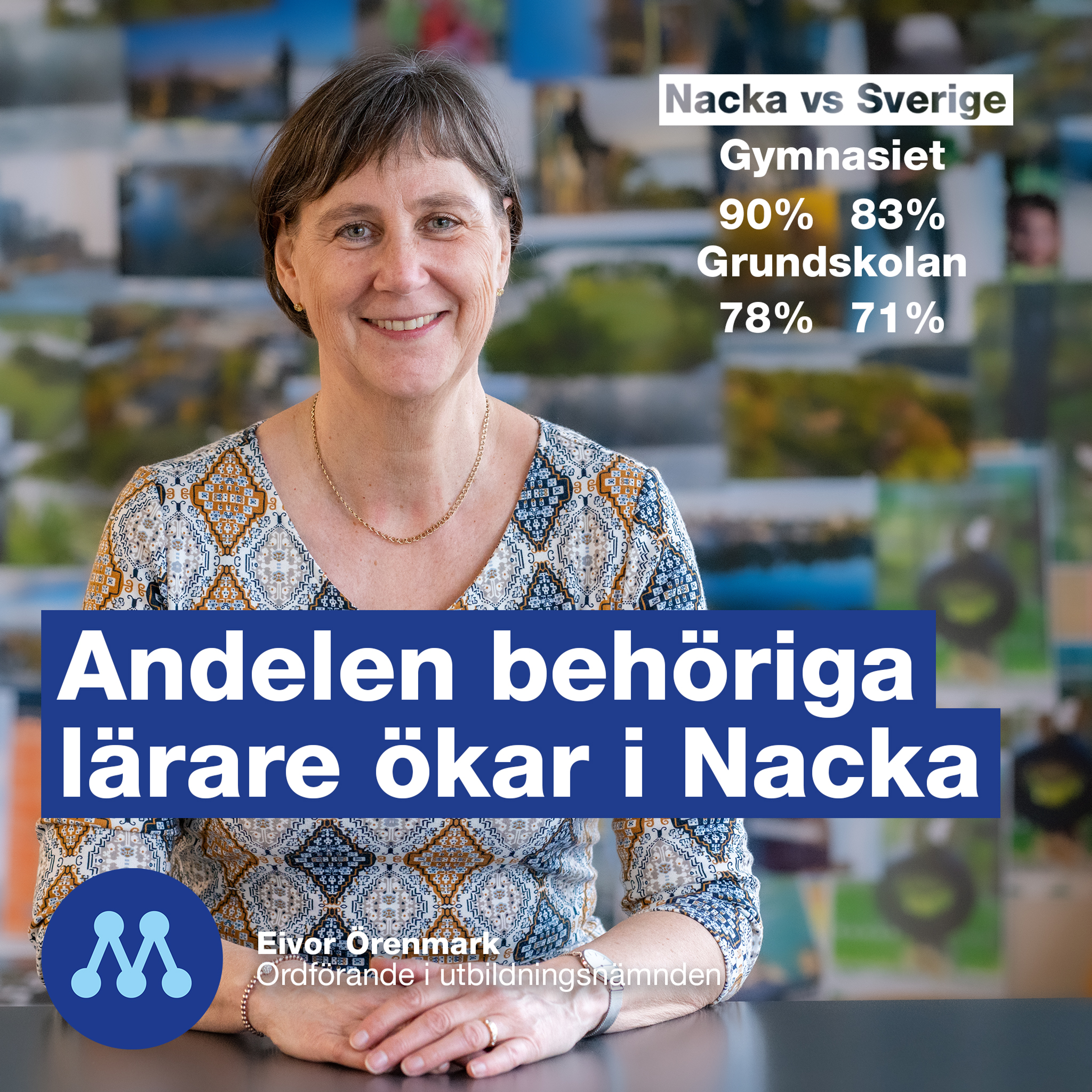 Ökad andel behöriga lärare i Nacka