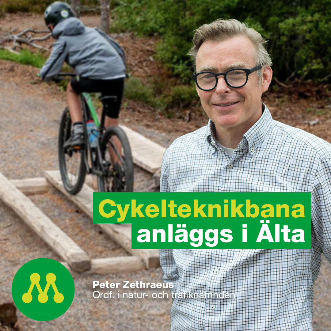 Cykelteknikbana anläggs i Älta