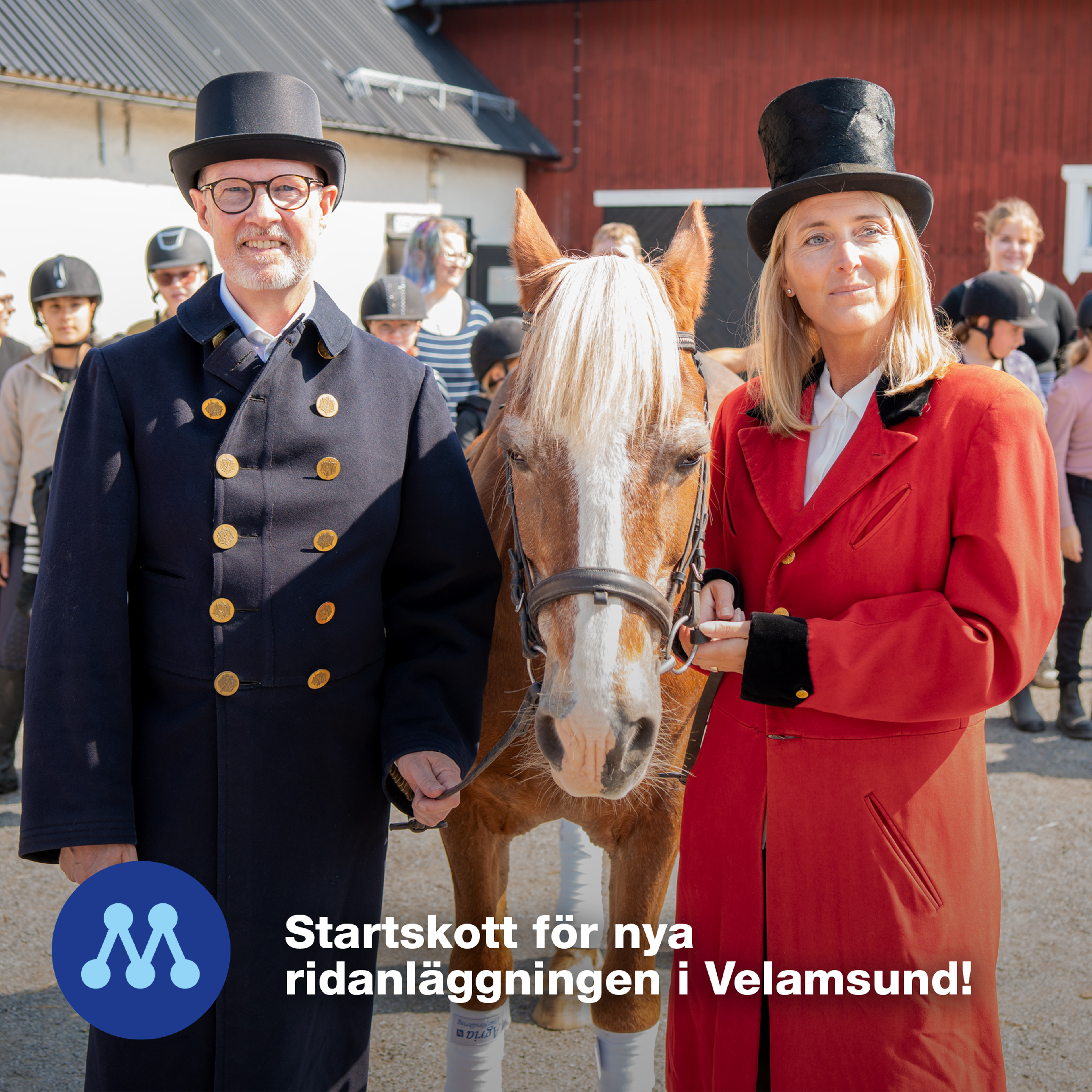 Startskott för nya ridanläggningen i Velamsund