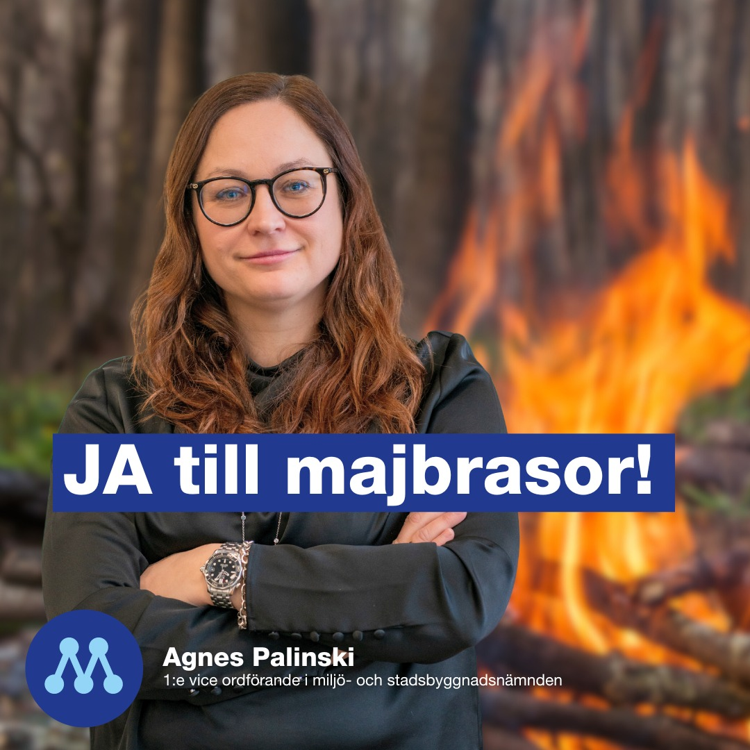 Ja till majbrasor