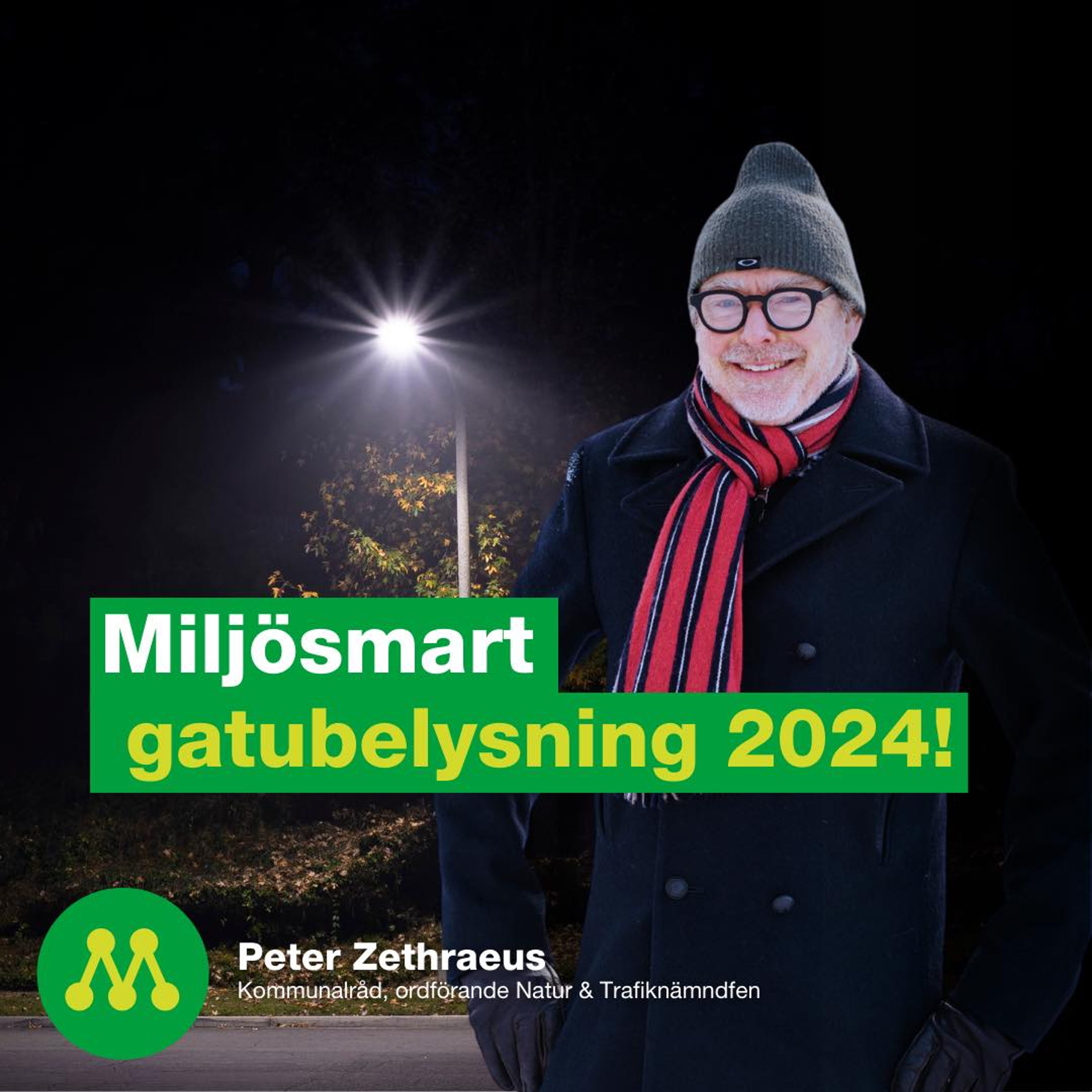 Miljösmart gatubelysning i Nacka