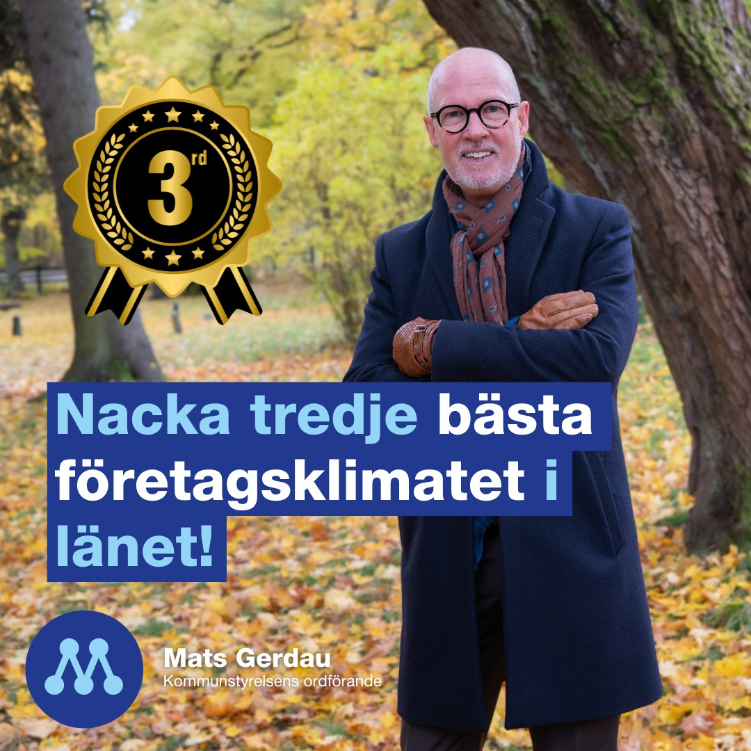 Nacka på prispallen i bästa företagsklimat!