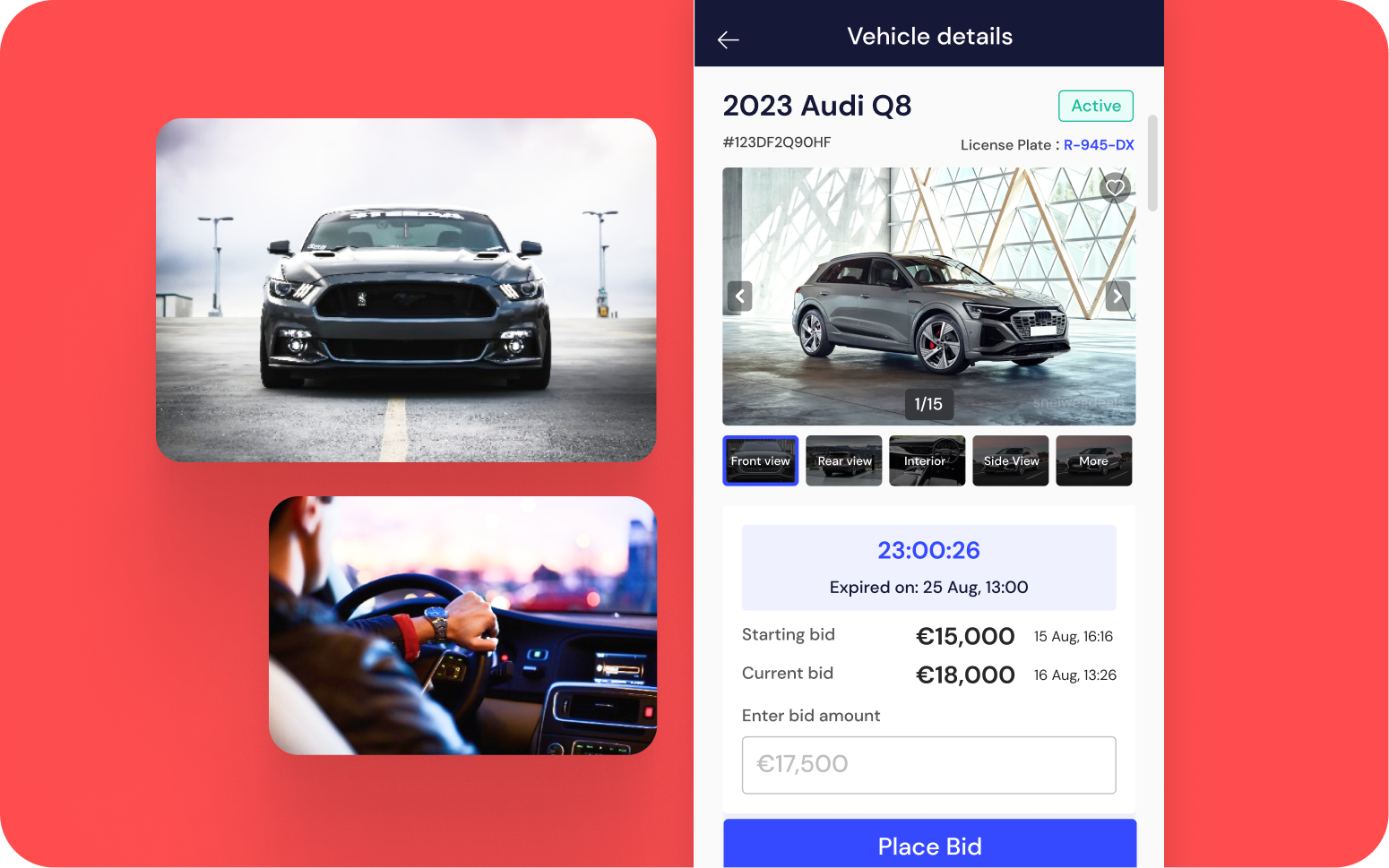 centralized marketplace app for vehicle sales