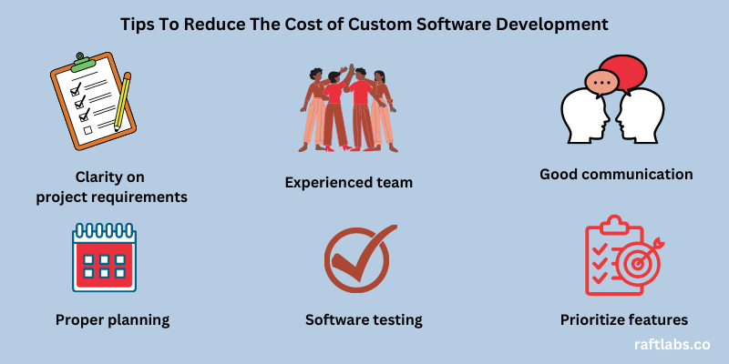 Tips to reduce the cost of custom software development