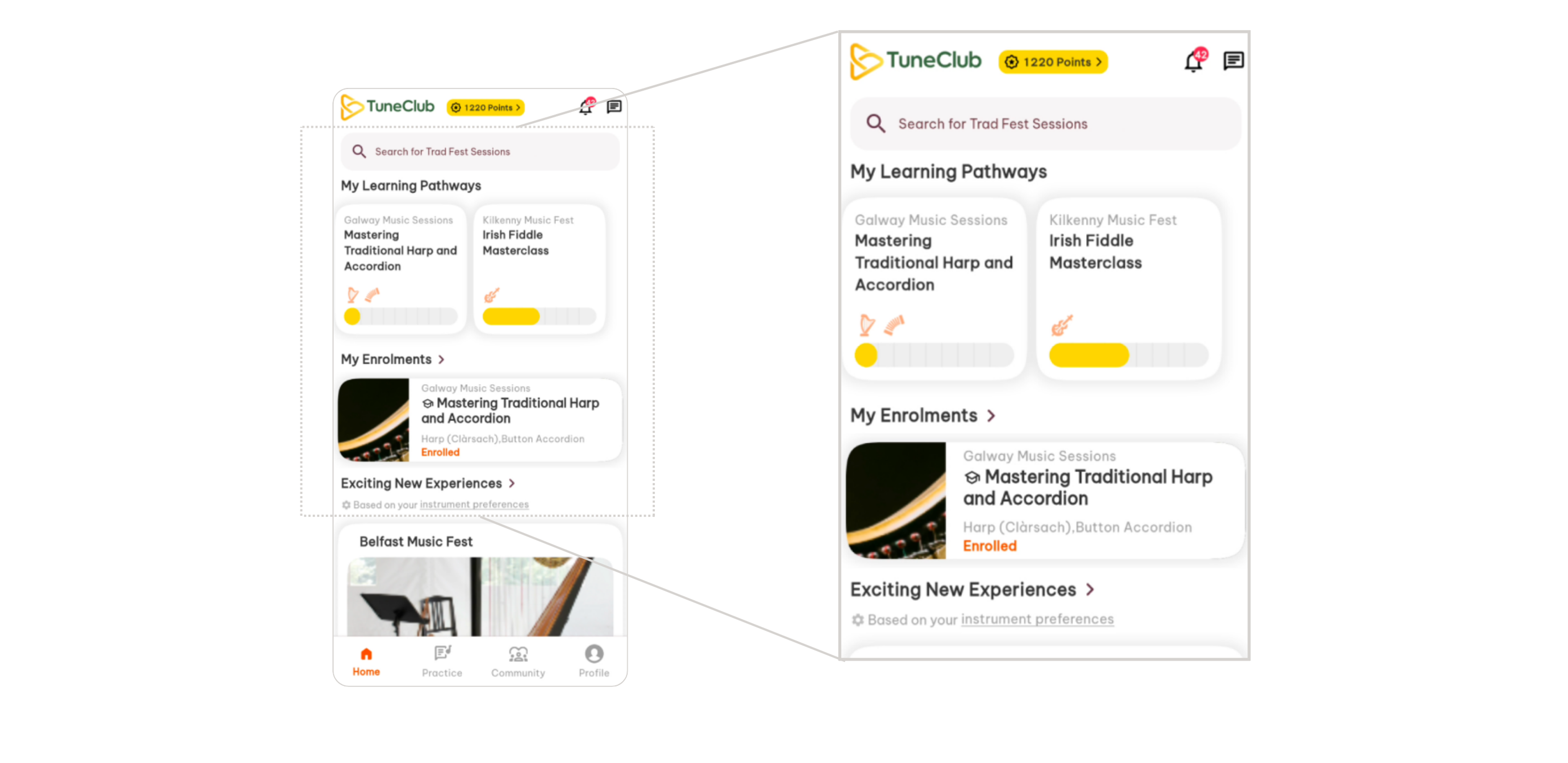 Structured learning pathways