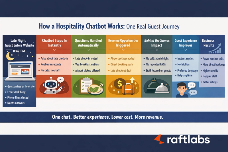 Chatbot improving guest experience