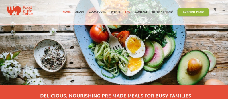 Food on the table Food on the table