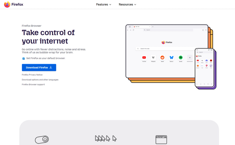 Firefox (with AI Controls) browser