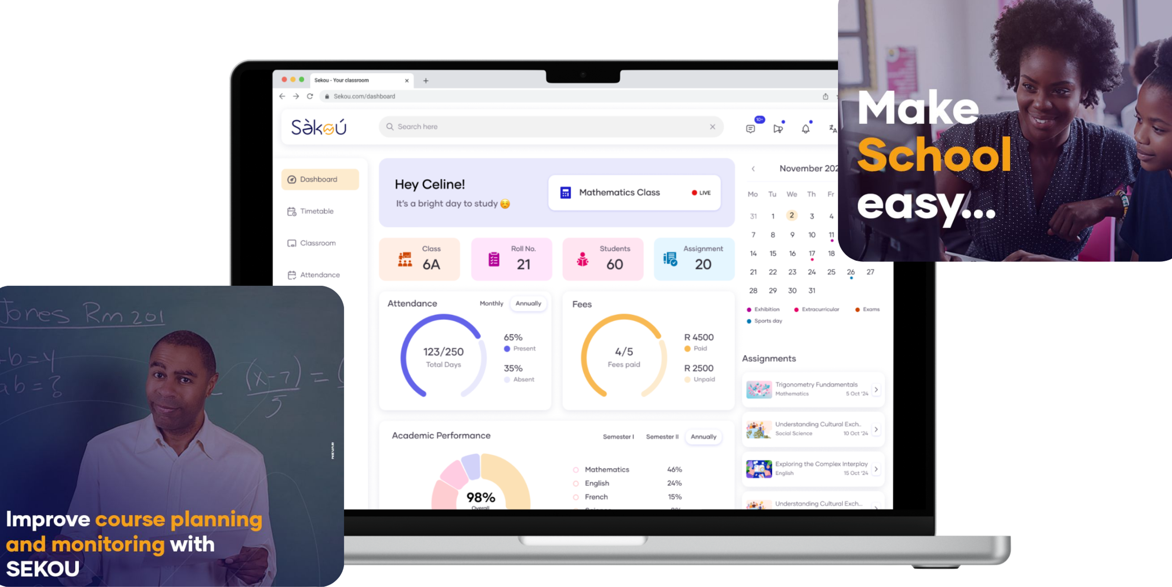Built a Custom SaaS LMS for K-12 Schools in Africa
