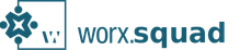 logo of Hybrid Remote Working App, Worx Squad