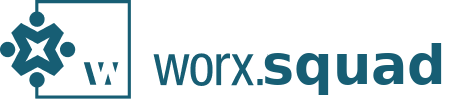 logo of Hybrid Remote Working App, Worx Squad