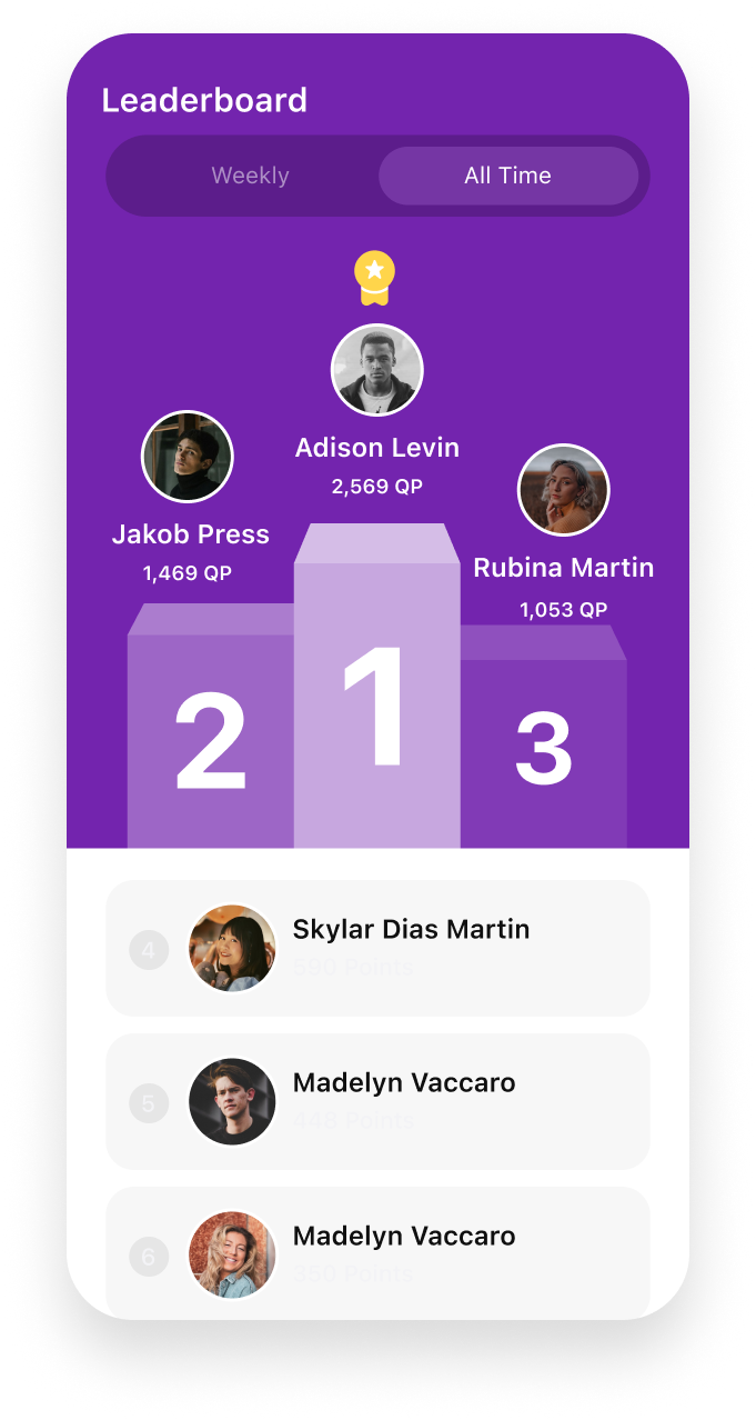 Leaderboards & Badges