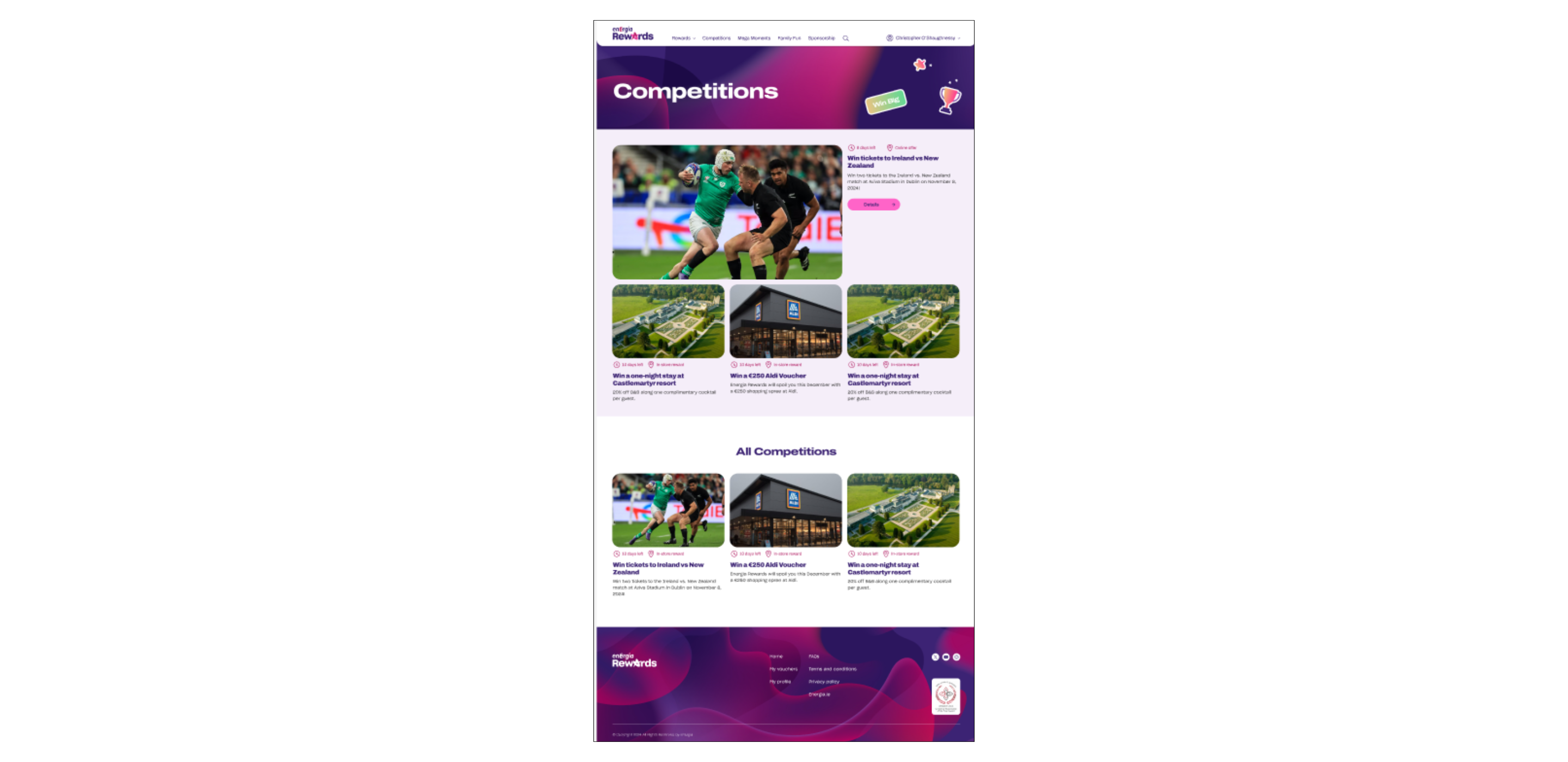 Competitions & Mega Moments