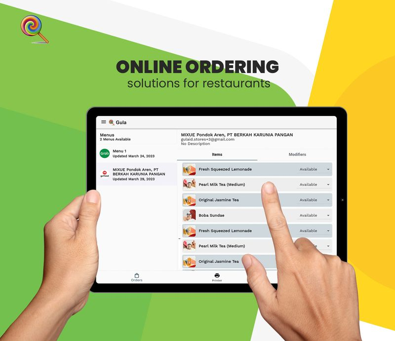 Centralised App For Food Order Management