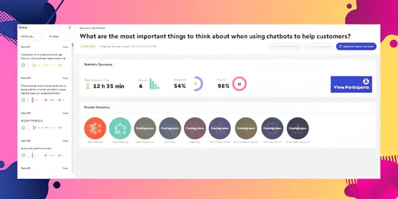 Interactive dashboard of PSi app Interactive dashboard of PSi app