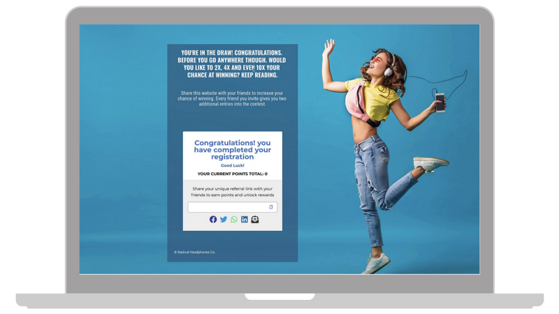 Referral & viral marketing platform Referral & viral marketing platform