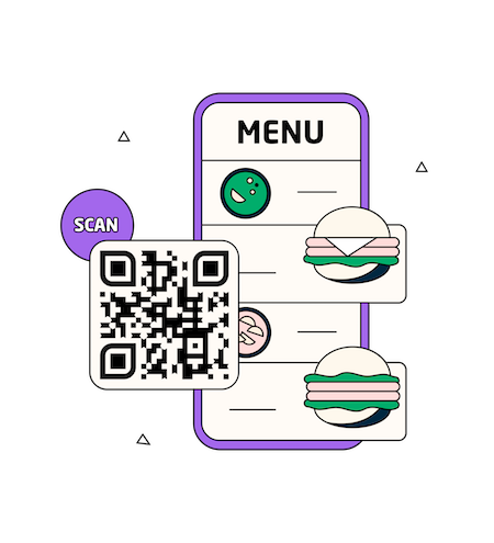 QR Code based Online orders & Payments