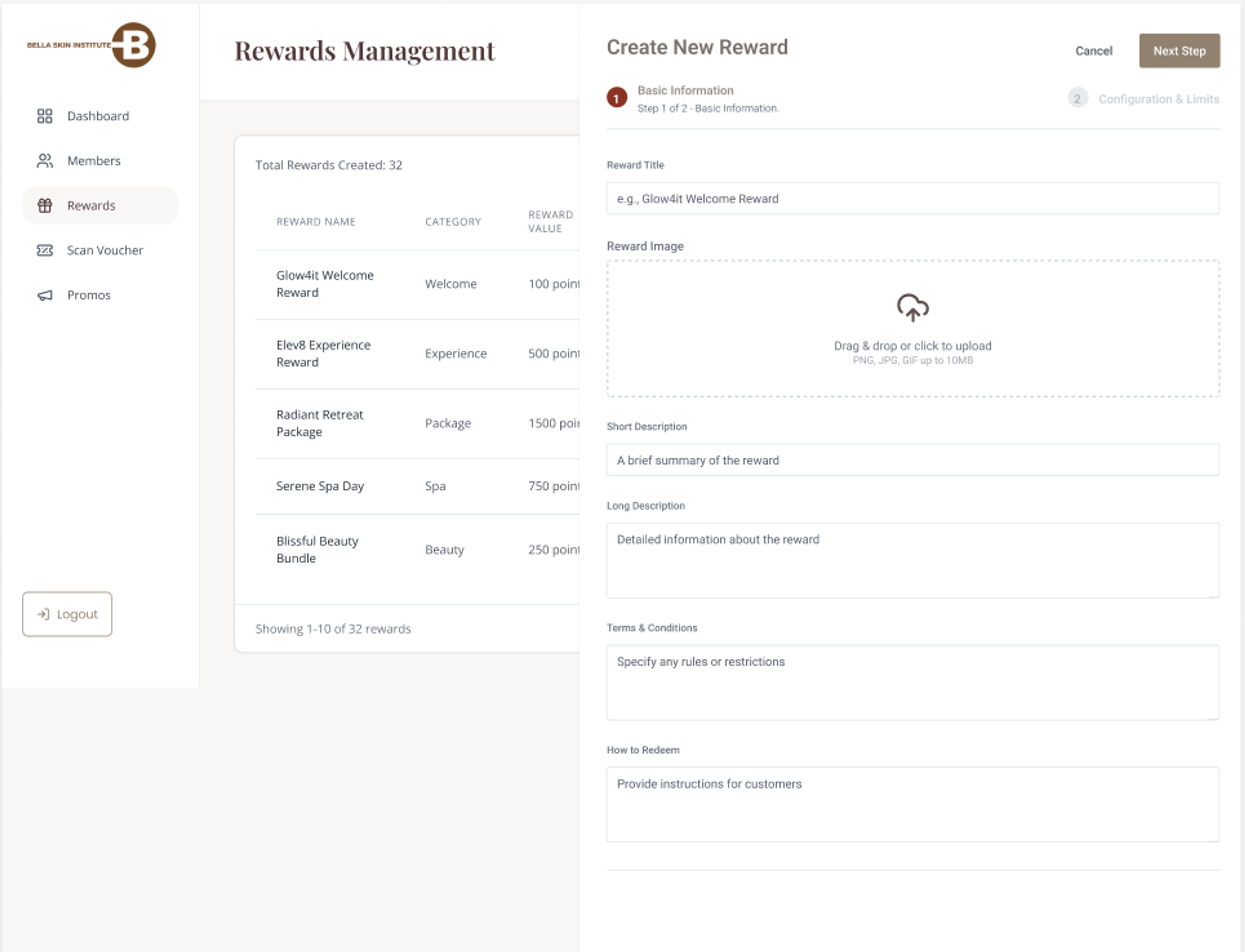 Rewards Catalog Management