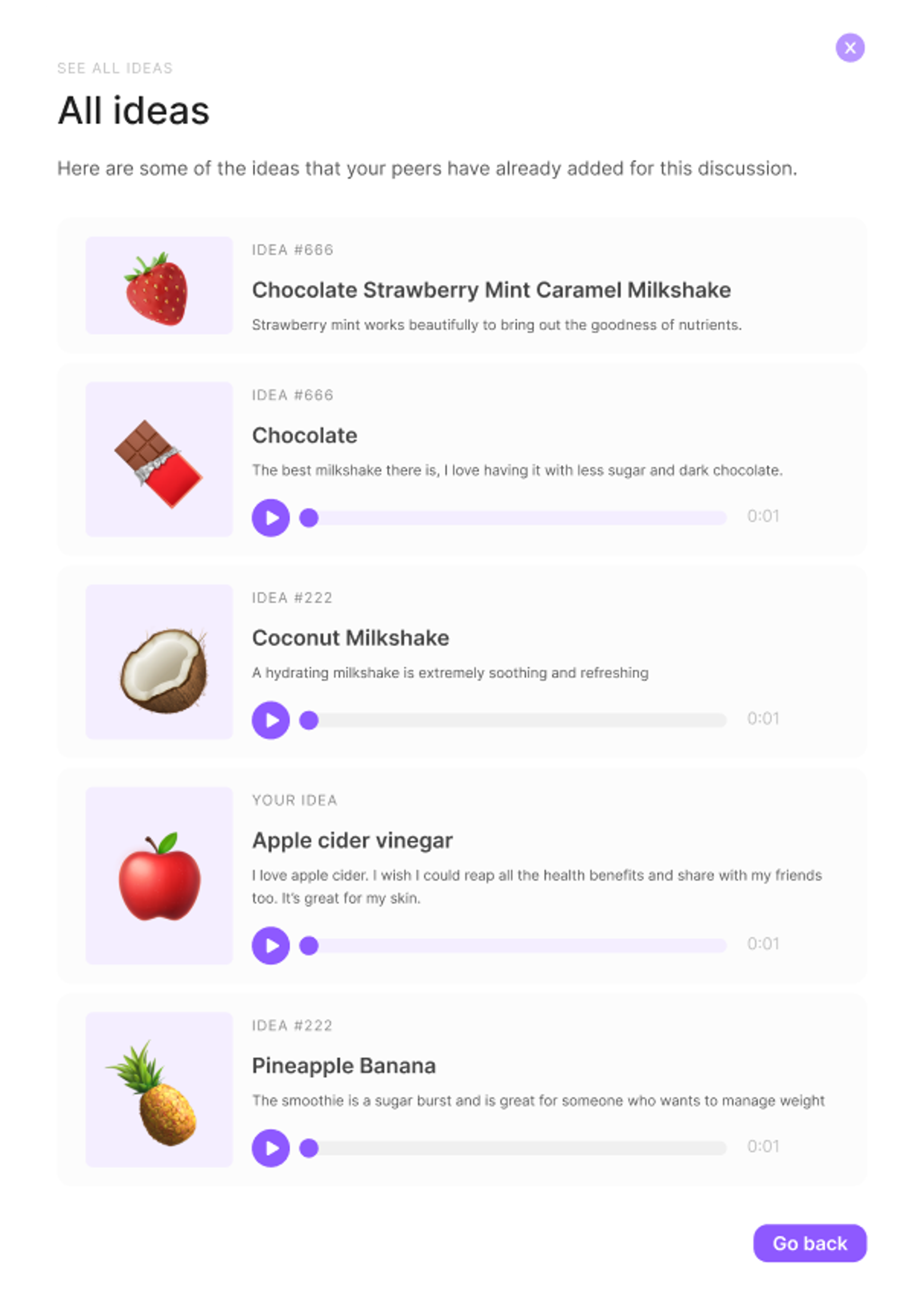Dynamic Discussion Tables