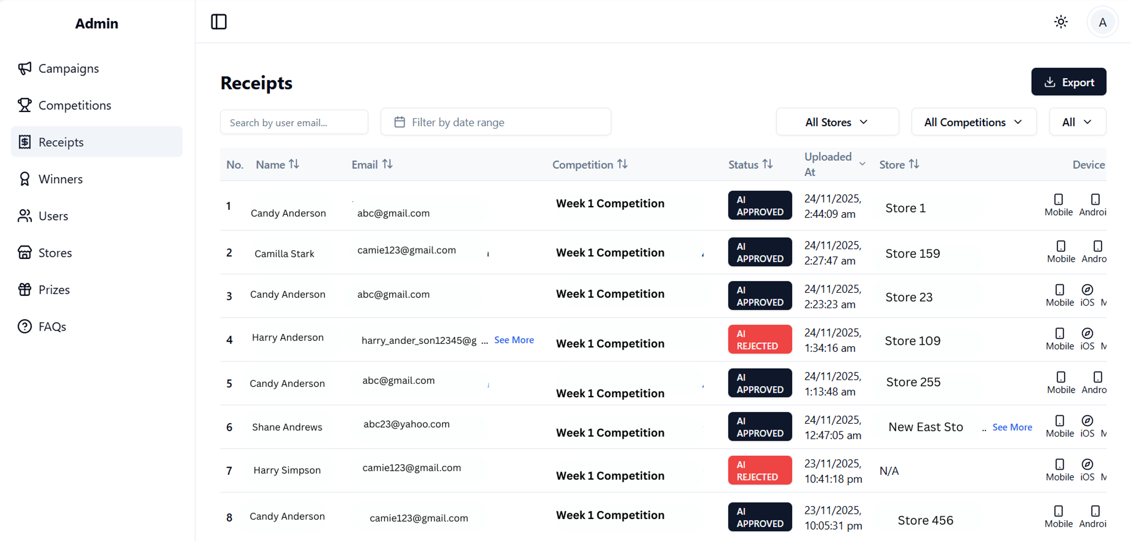 AI-Powered Receipt Validation