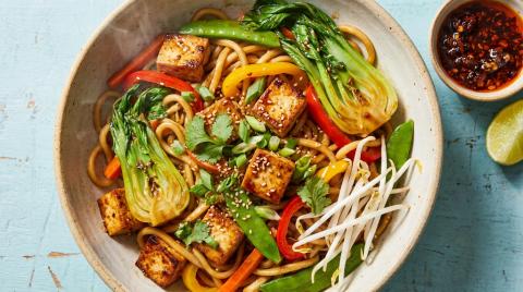 Quick Wok-Tossed Vegetarian Chow Mein
