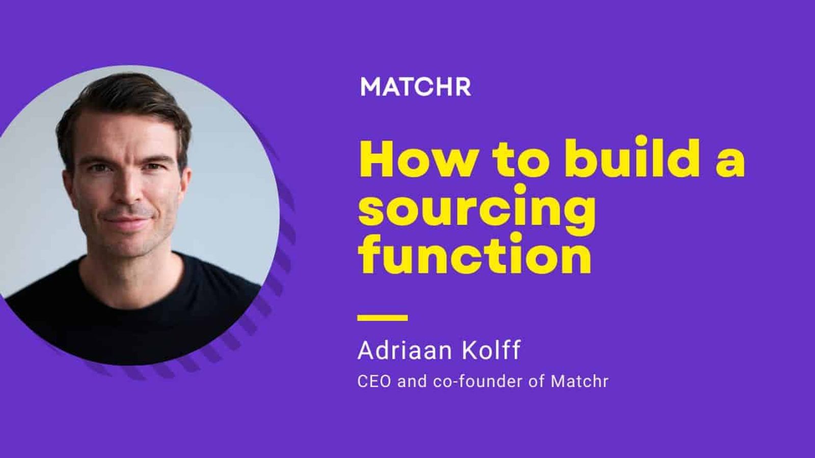 How to build a successful sourcing function