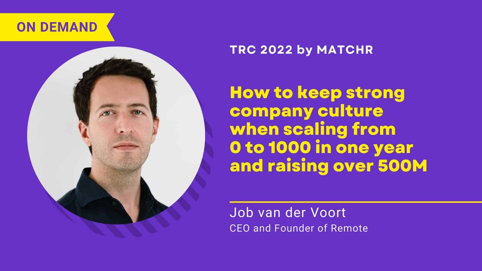 How to keep strong company culture when scaling from 0 to 1000 in one year and raising over 500M