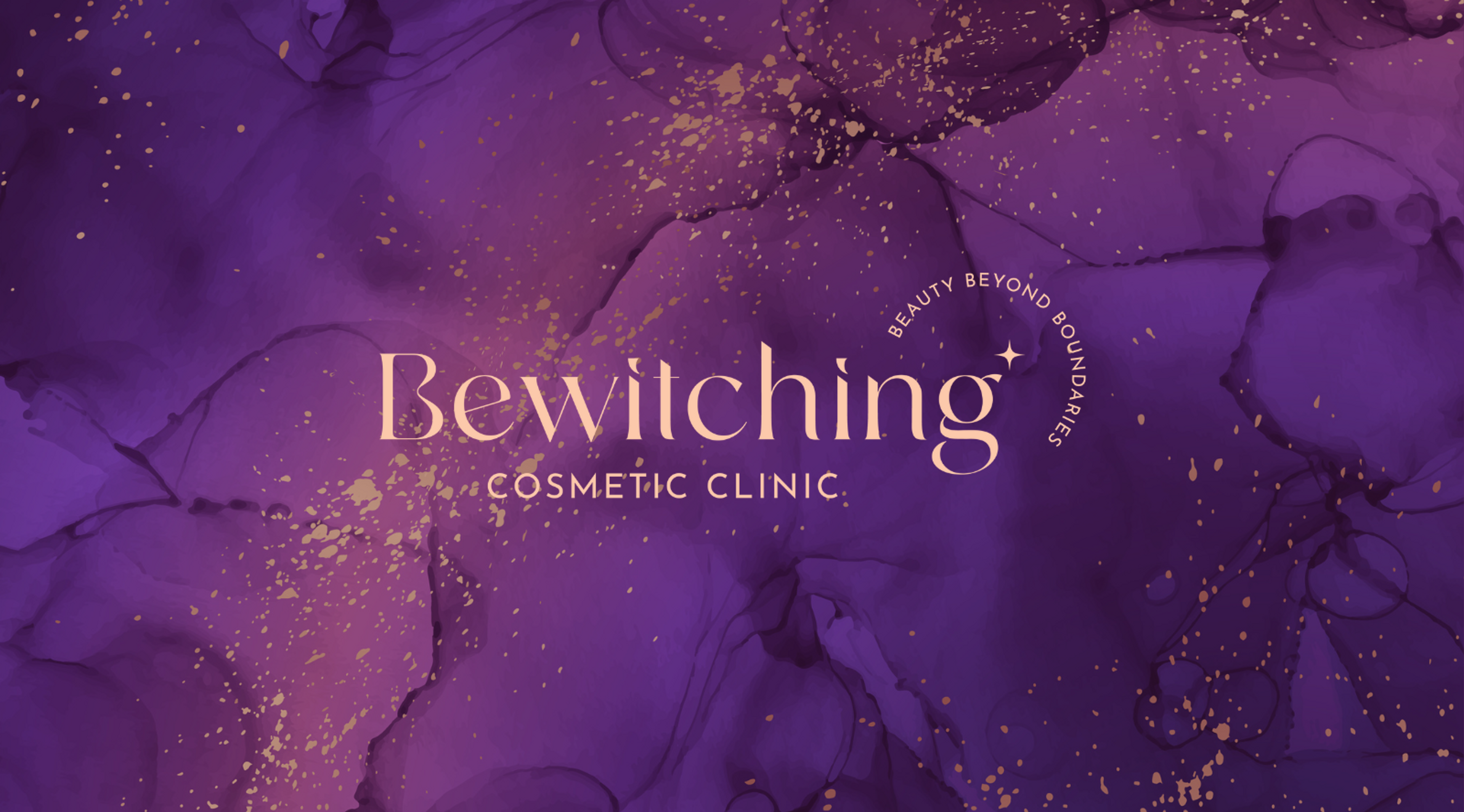 Bewitching logo with background