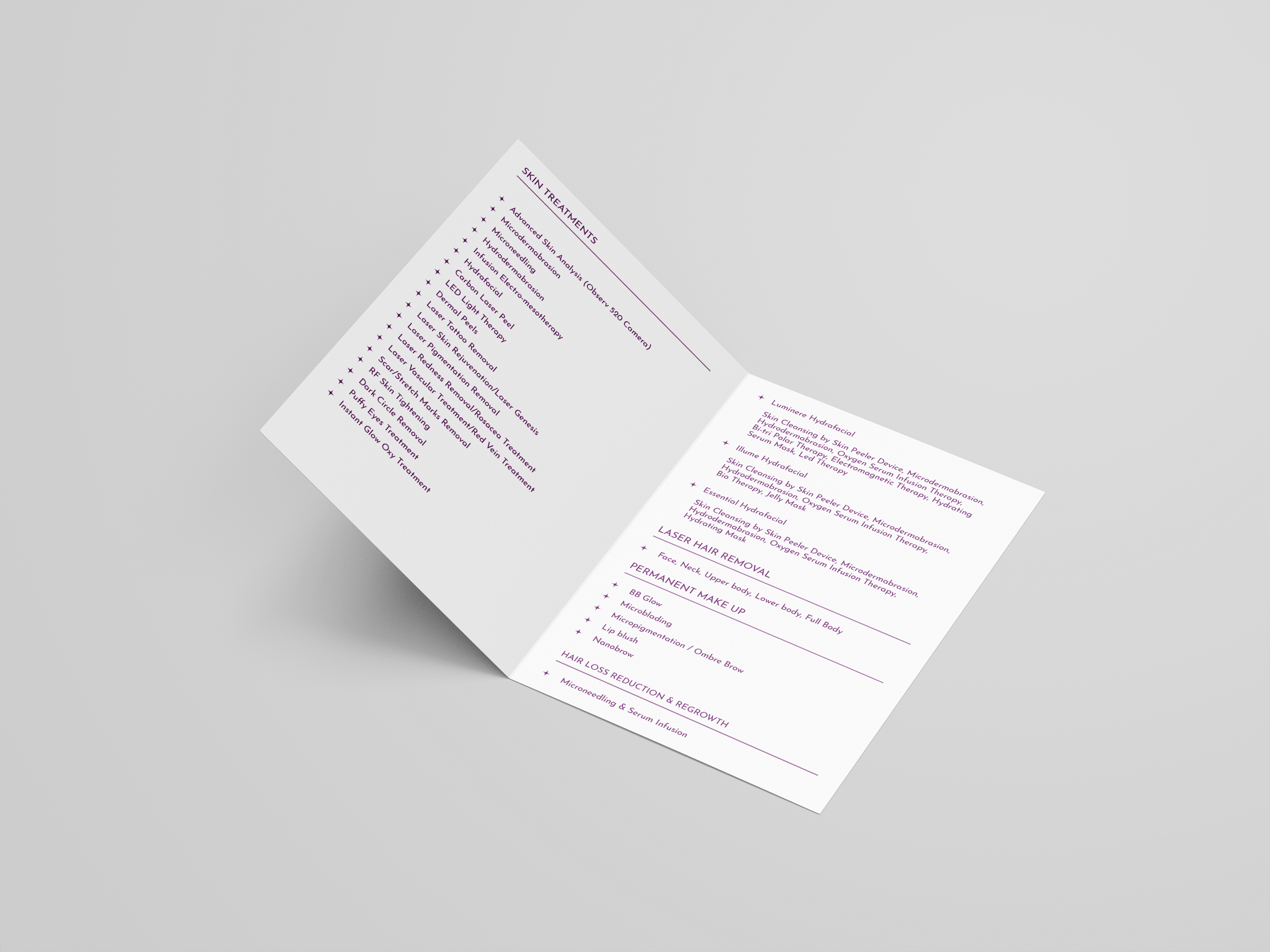 Bewitching bifold brochure back