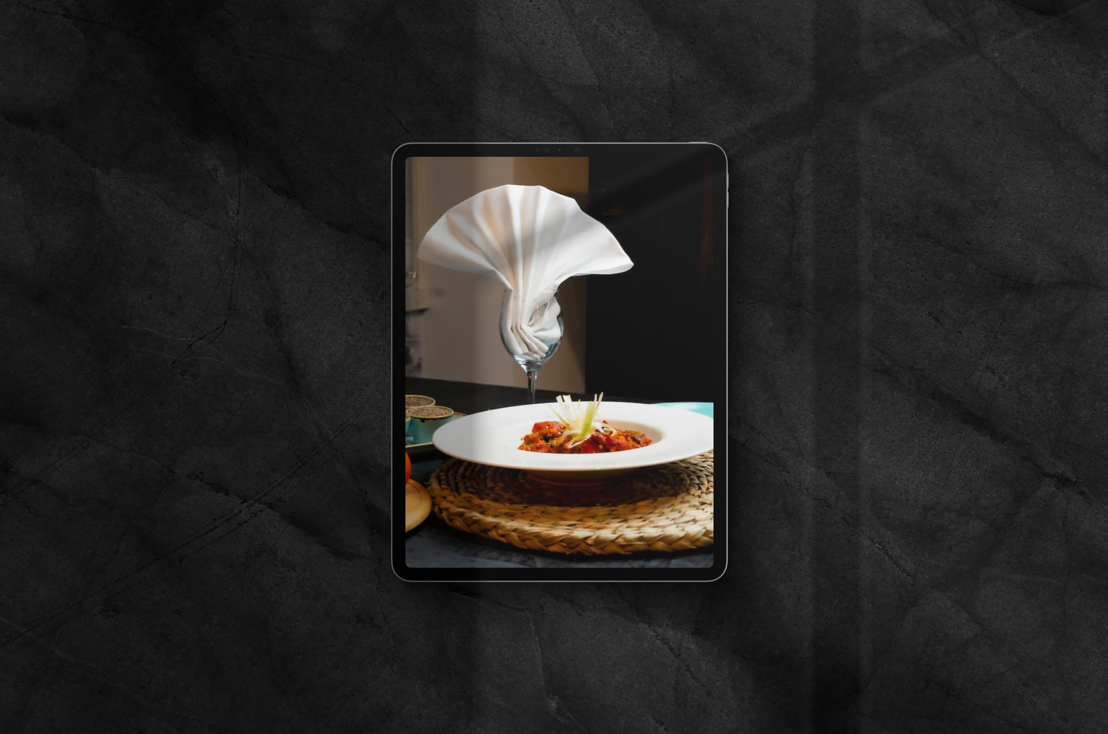 website preview Shahi Dining dish shot