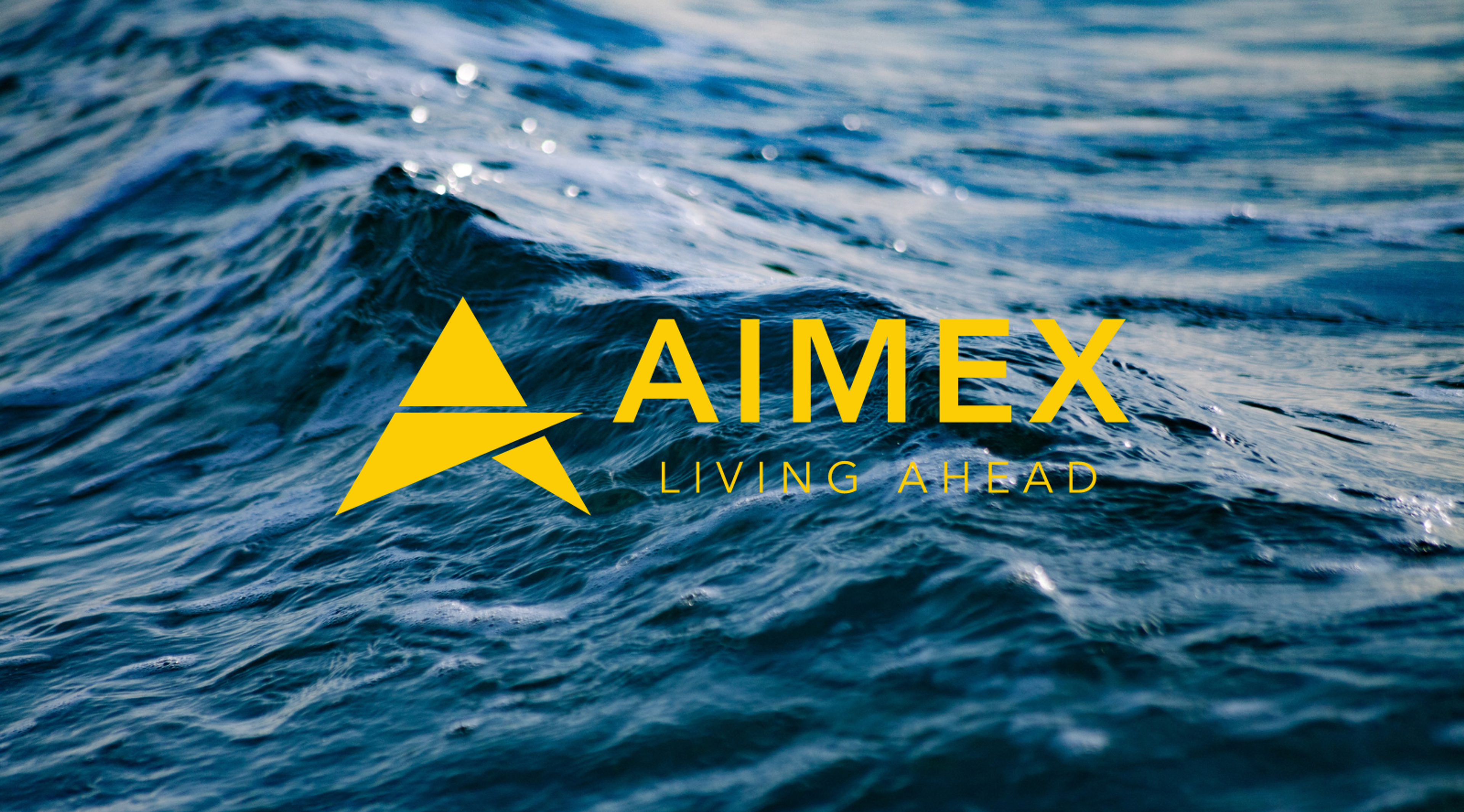 Aimex Australia logo in water background