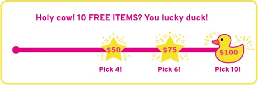 Black Friday upsell bar