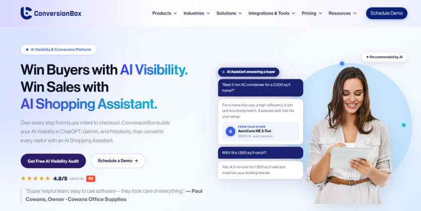 ConversionBox homepage