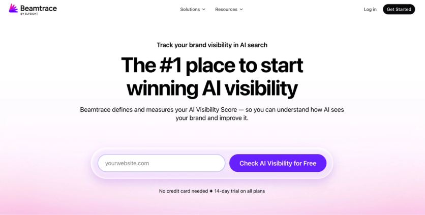 Beamtrace homepage