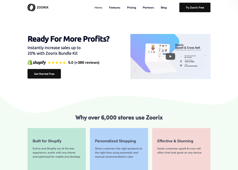 Zoorix homepage