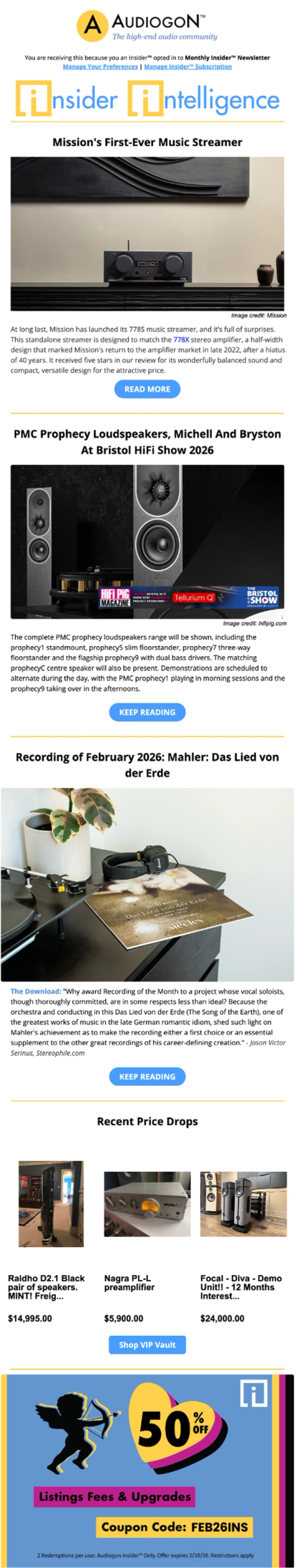 Insider’s Intelligence newsletter for paying subscribers