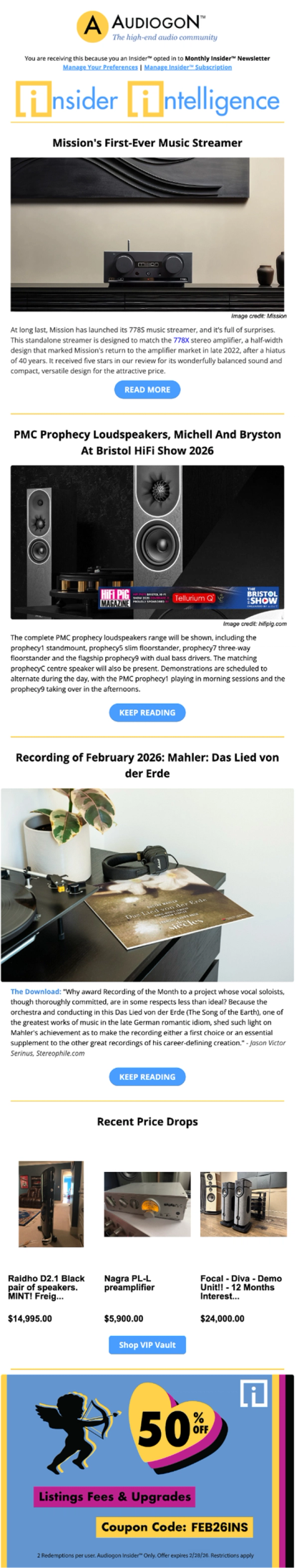 Insider’s Intelligence newsletter for paying subscribers