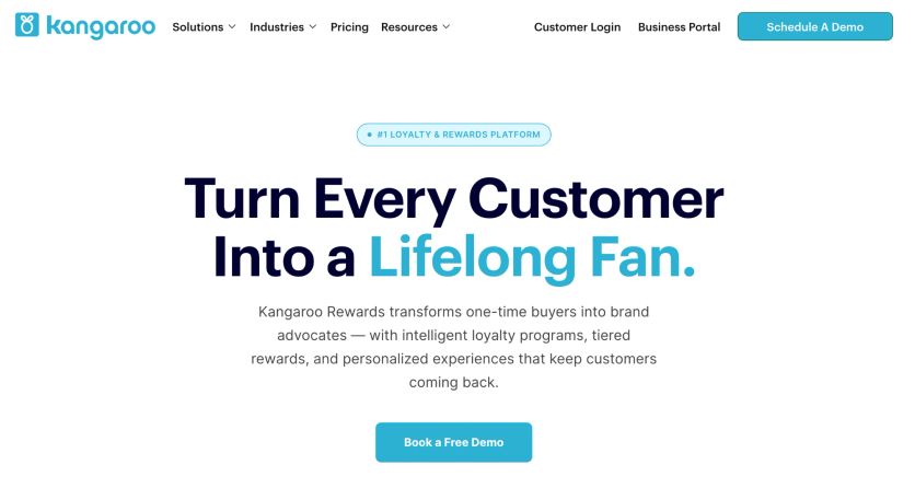 Kangaroo Rewards homepage