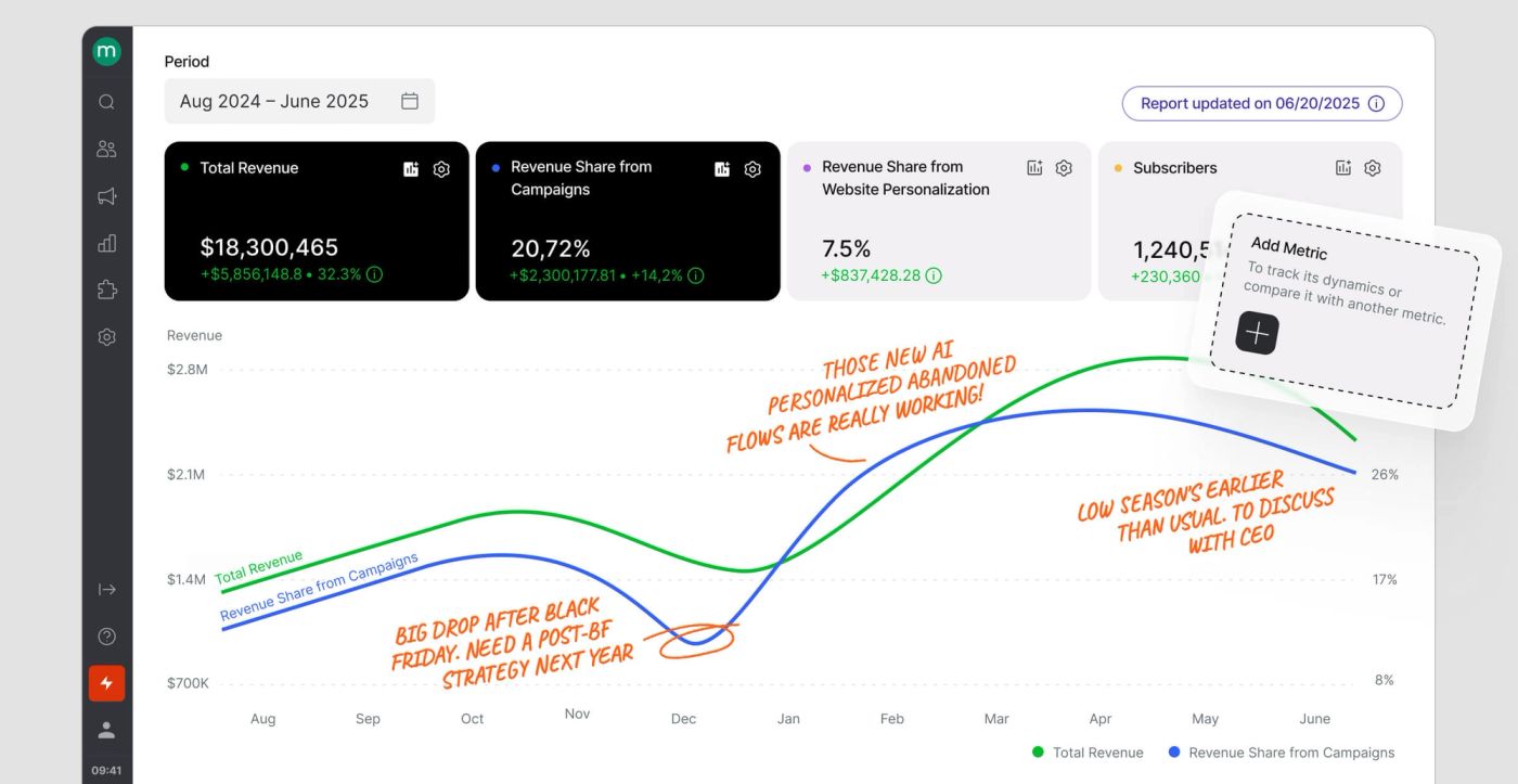 The Maestra platform interface