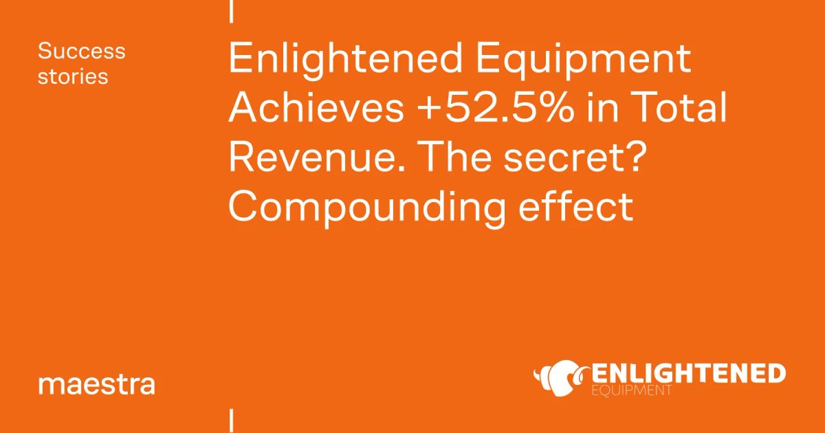 Enlightened Equipment fixed every touchpoint a lean team couldn't watch at once (Maestra case study)