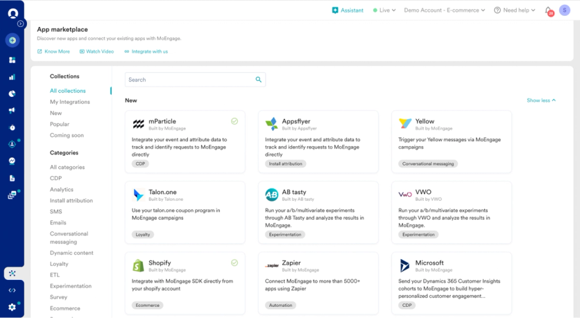 MoEngage’s App Marketplace
