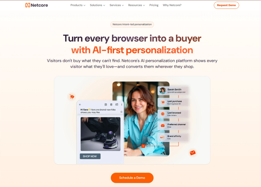 Netcore Personalization Platform